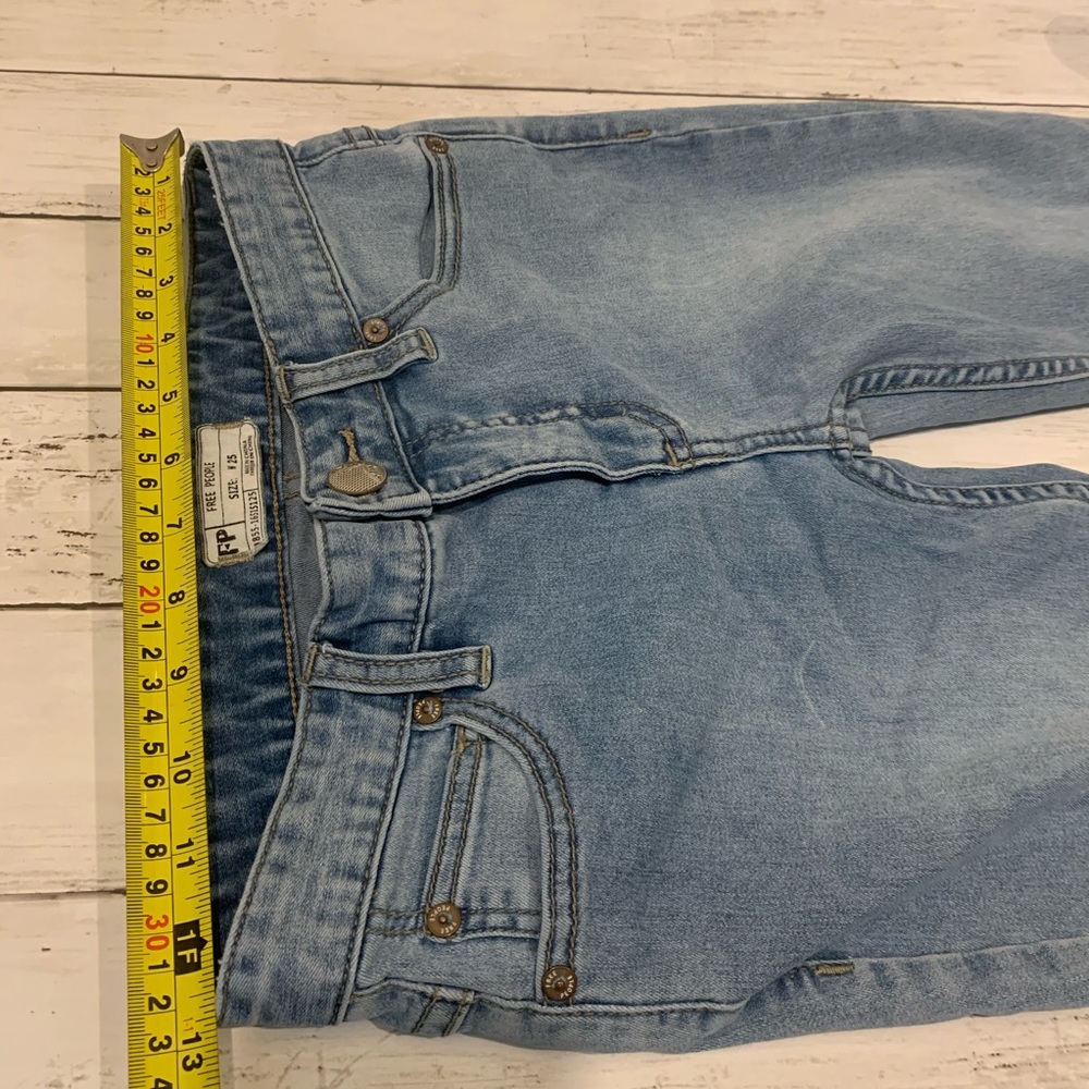 Free people jeans size 25 light blue - Picture 6 of 7